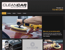 Tablet Screenshot of cleancarautodetailing.net